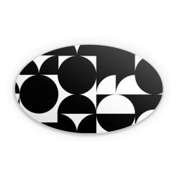 Sticker oval