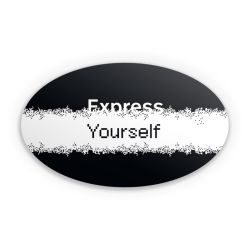 Sticker oval