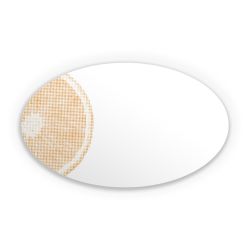Sticker oval