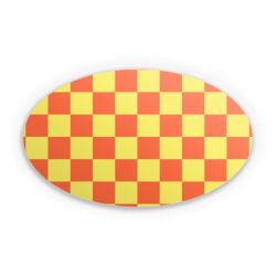 Sticker oval