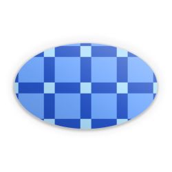 Sticker oval
