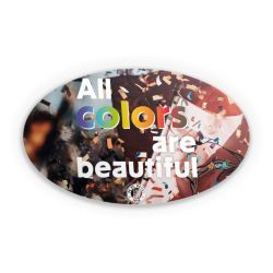 Sticker Oval Einzelsticker