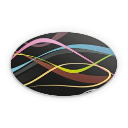 Sticker oval