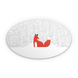 Sticker Oval Einzelsticker