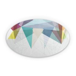 Sticker oval