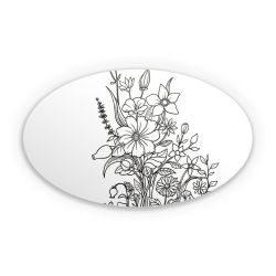 Sticker Oval Einzelsticker