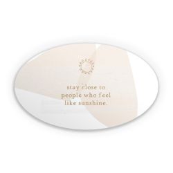 Sticker oval