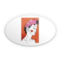 Sticker Oval Einzelsticker