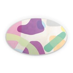 Sticker oval