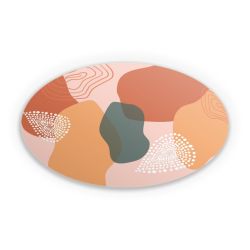 Sticker oval