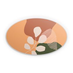 Sticker oval