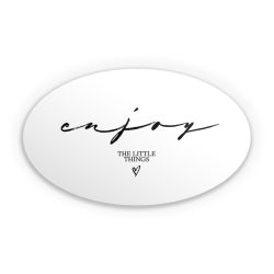 Sticker Oval Einzelsticker