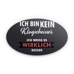 Sticker Oval Einzelsticker