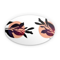 Sticker Oval Einzelsticker