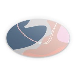 Sticker oval