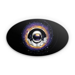 Sticker oval