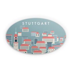 Sticker Oval Einzelsticker