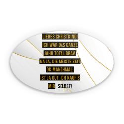 Sticker Oval Einzelsticker