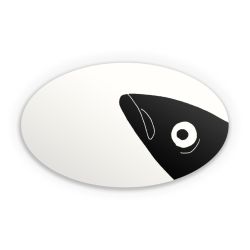 Sticker Oval Einzelsticker