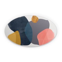 Sticker oval