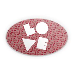 Sticker Oval Einzelsticker