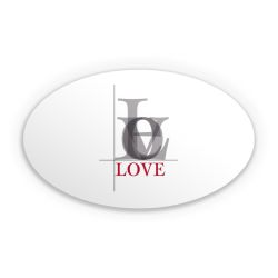 Sticker Oval Einzelsticker