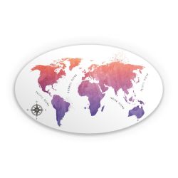 Sticker Oval Einzelsticker