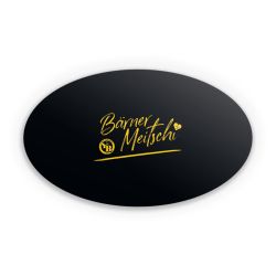 Sticker oval