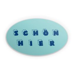 Sticker Oval Einzelsticker