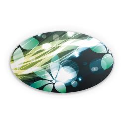 Sticker oval