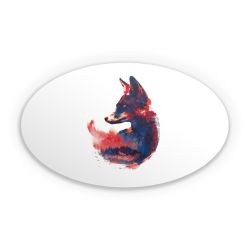 Sticker oval