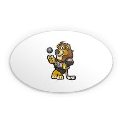 Sticker Oval Einzelsticker