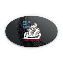 Sticker Oval Einzelsticker