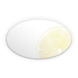 Sticker oval
