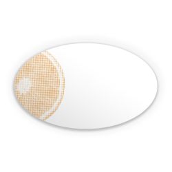 Sticker oval