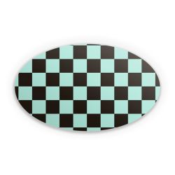 Sticker oval