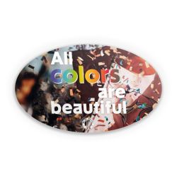 Sticker Oval Einzelsticker