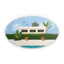 Sticker Oval Einzelsticker