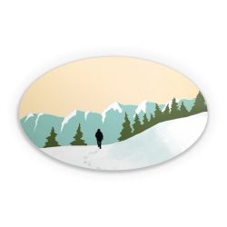 Sticker Oval Einzelsticker