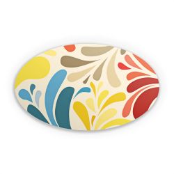 Sticker oval