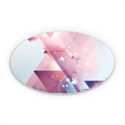 Sticker oval