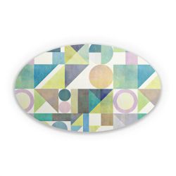 Sticker oval