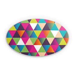 Sticker oval