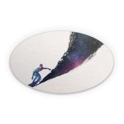 Sticker oval