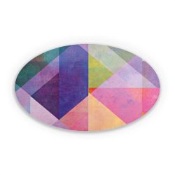 Sticker oval