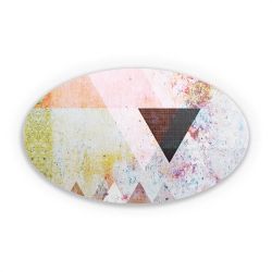 Sticker oval