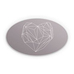 Sticker oval