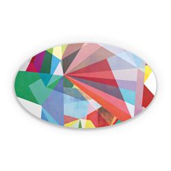 Sticker oval