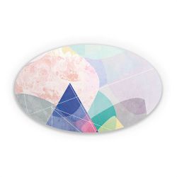 Sticker oval