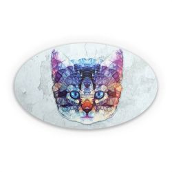 Sticker oval